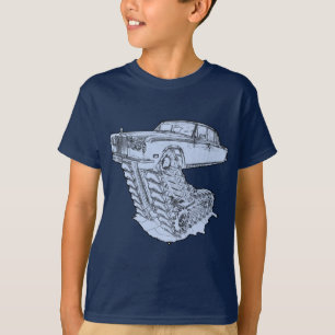 Camiseta Fantasía azul Rolls Royce
