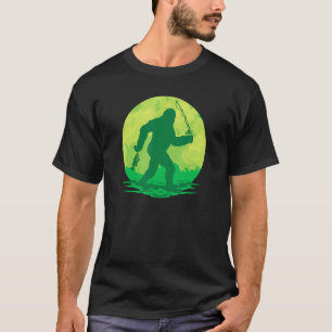 Camiseta Fantasía Bigfoot Pescadores Sasquatch Yeti Pesca