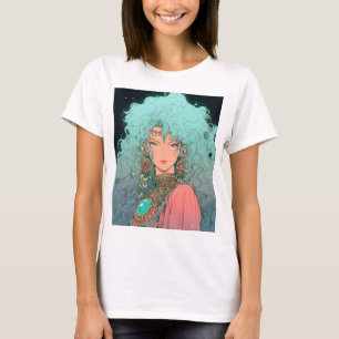 Camiseta Fantasía Bohemia Chica de Anime Estético