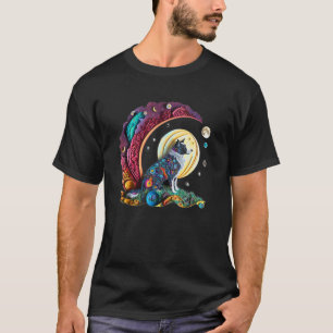 Camiseta Fantasía Borde Collie Perro Cuento Crescent Papel