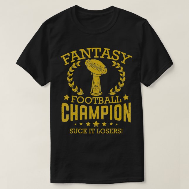 Camiseta Fantasía Campeón de Campeón del Fútbol Gracioso 20 (Diseño del anverso)