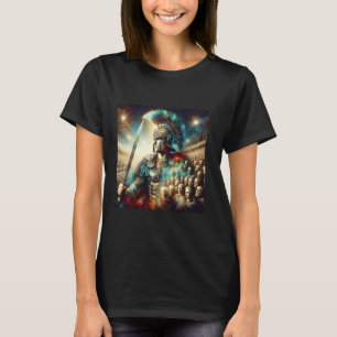 Camiseta Fantasía cuta Roma antigua guerrera