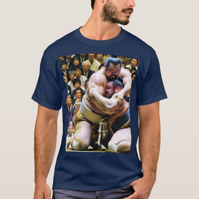 Camiseta Fantasía Cute Dos Luchadores De Sumo (Anverso)