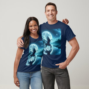 Camiseta Fantasía Cute Horse Wings Moon