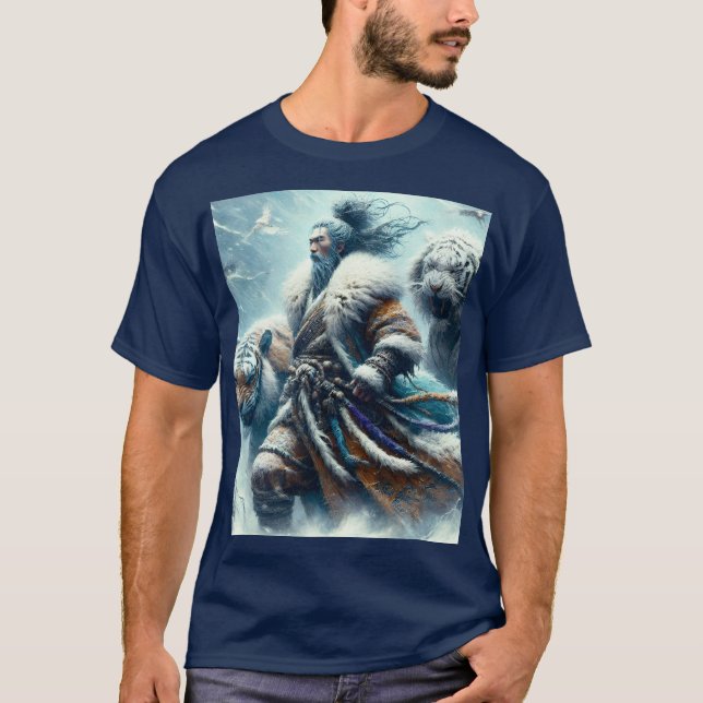 Camiseta Fantasía cute tigres de invierno de Samurai (Anverso)