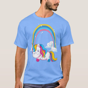 Camiseta Fantasía de arcoiris de hadas de animales de unico