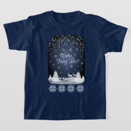 Camiseta Fantasía de cuento de hadas en invierno Bosque de 