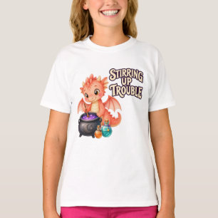 Camiseta Fantasia de dragón de Halloween que causa problema