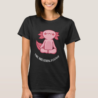 Camiseta Fantasía de dragón de yoga divertido lindo que res