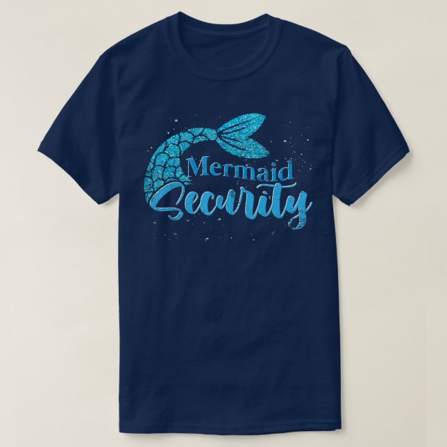 Camiseta Fantasía De Fairytale Mermaid Security Mermaid (Diseño del anverso)