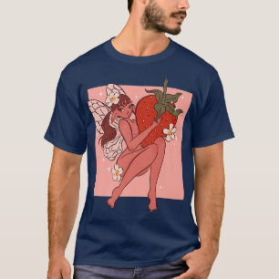Camiseta Fantasía de fresa Fruto de fresa de Cottagecore Fa