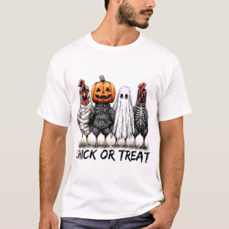 Camiseta Fantasía De La Calabaza De Halloween De Chick O Tr