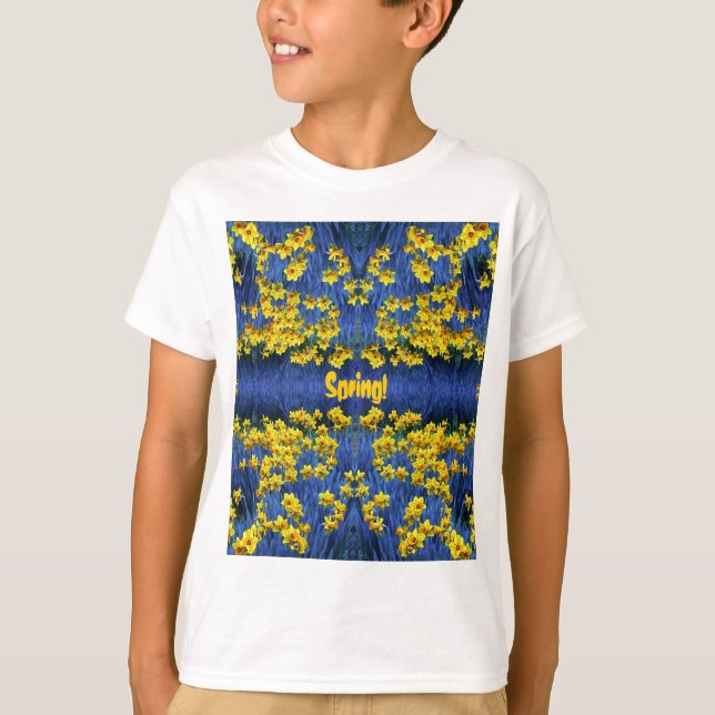 Camiseta Fantasía de la primavera del narciso (Anverso)