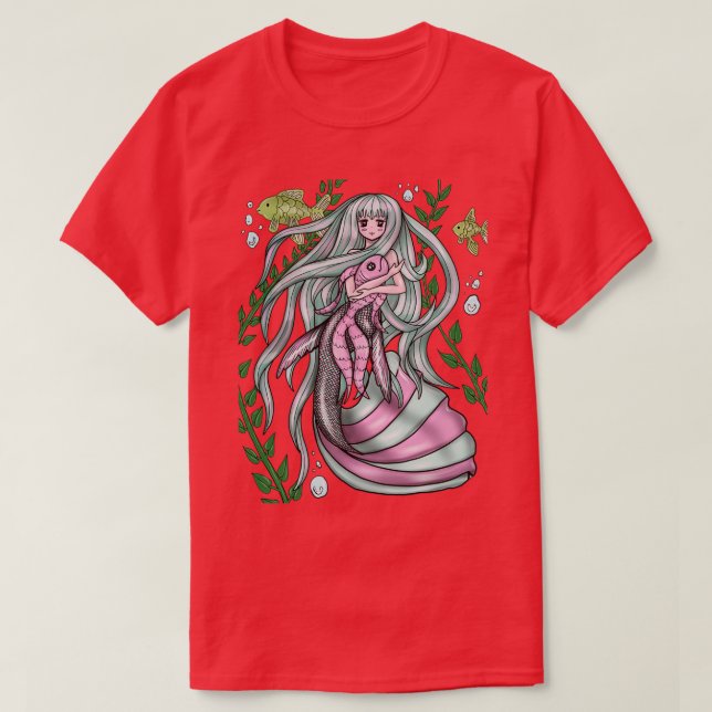 Camiseta Fantasía de la sirena (Diseño del anverso)