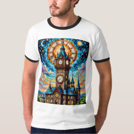 Camiseta Fantasía de la Torre del Reloj de Vidrio