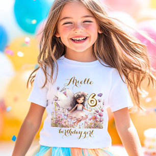 Camiseta Fantasia de lavanda Hada flor silvestre pastel cum