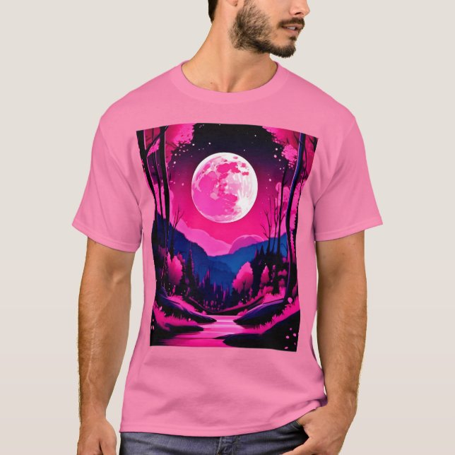 Camiseta Fantasía de Luna Rosa (Anverso)