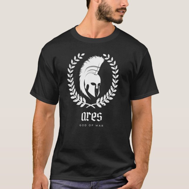 Camiseta Fantasía De Mitología Griega Del Dios De La Guerra (Anverso)