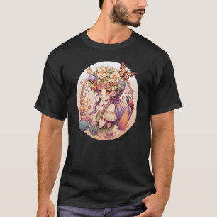Camiseta Fantasía de niña de hadas Cottagecore Bosque Gobli