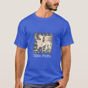 CAMISETA FANTASÍA DE ORO BLANCO GRIFFIN EN AZUL