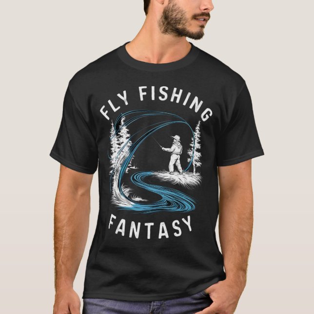 Camiseta Fantasía de pesca con mosca (Anverso)