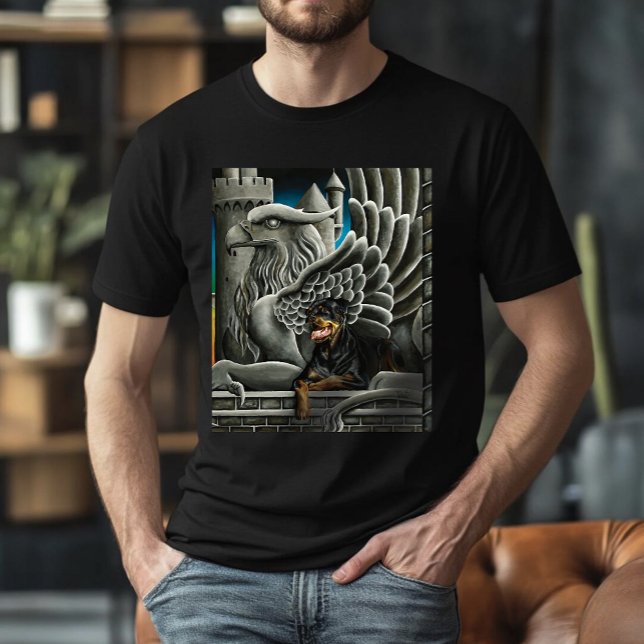 Camiseta Fantasía de Rottweiler Dog Gargoyle (Subido por el creador)