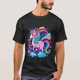 Camiseta Fantasía de Unicornio vibrante