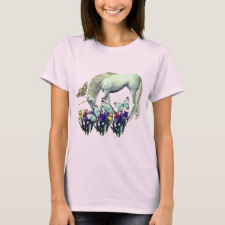 Camiseta Fantasía De Unicornio Y Mariposas