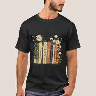 Camiseta Fantasía dramática tragedia libro floral sutil ant