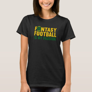 Camiseta Fantasía El Fútbol Es Mi Pasión Borrador Fantasía