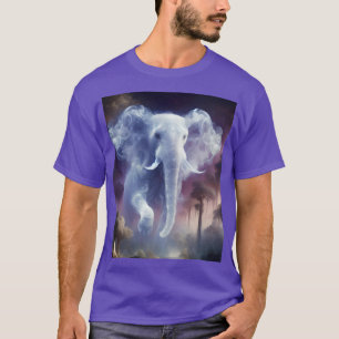 Camiseta Fantasía Elefante De Jungla Brumoso Lindo