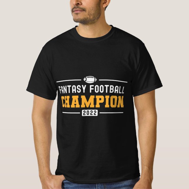 Camiseta Fantasía en la Liga de Fantasía Campeón de Fantasí (Anverso)