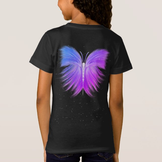 Camiseta Fantasía espacial Mariposa (Reverso)