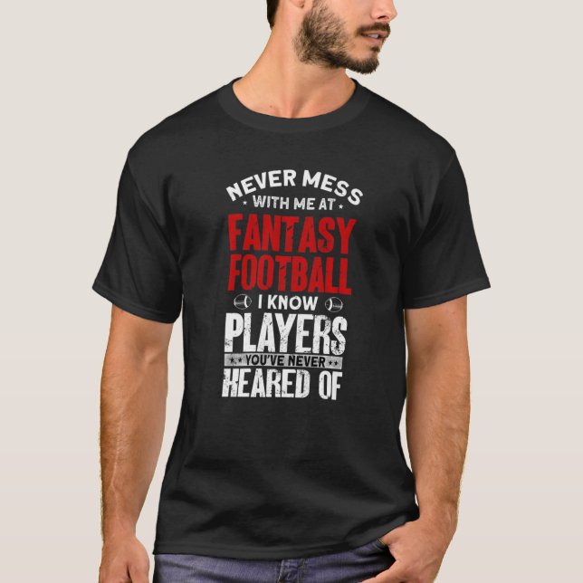 Camiseta Fantasía Fantasía Fantasía Fantasía Jugador De Fút (Anverso)