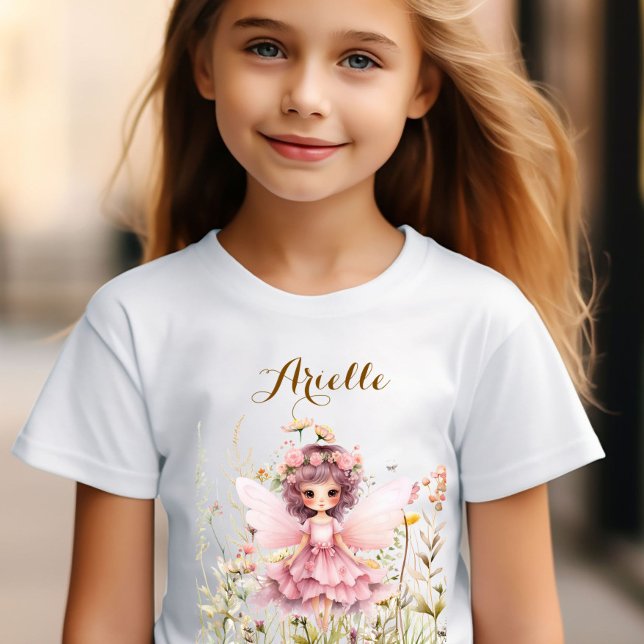 Camiseta Fantasía Flor silvestre pastel (Subido por el creador)