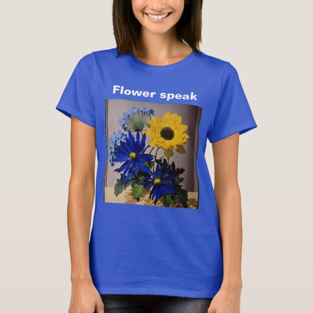 Camiseta Fantasía floral (Anverso)