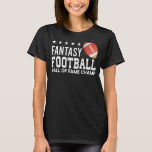 Camiseta Fantasía Fútbol Salón De La Fama Campeón Borrador