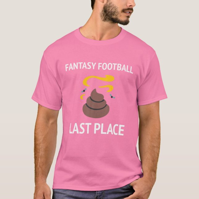 Camiseta Fantasía Fútbol Último Lugar Castigo, Caca Con (Anverso)