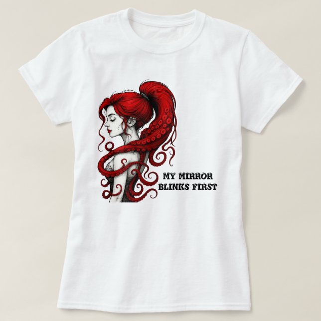 Camiseta Fantasía Gótica Camiseta (Diseño del anverso)