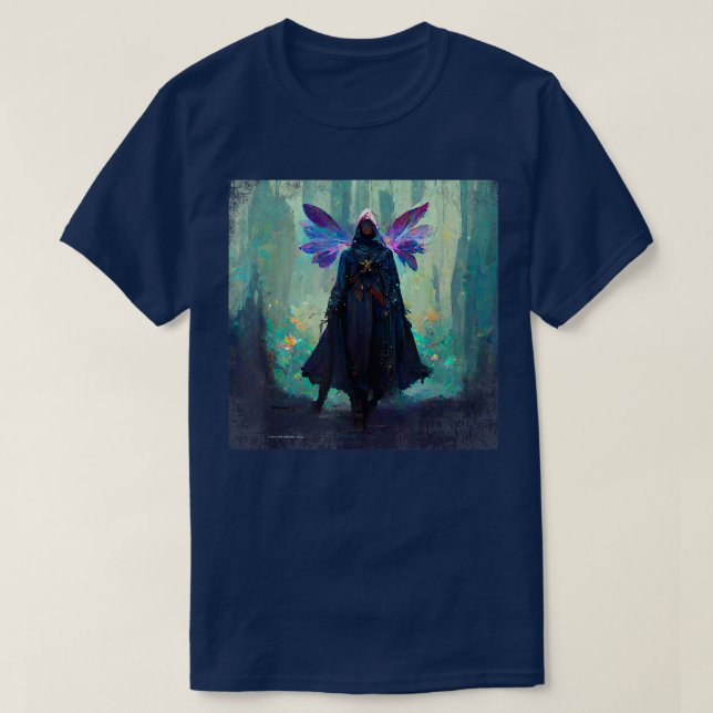 Camiseta Fantasía Gótica Fea Fea Mage Woods Mamáes de hadas (Diseño del anverso)