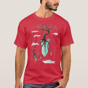 Camiseta Fantasía Guay Flotando Cristales Islas Sakura