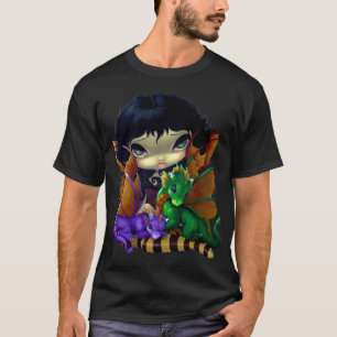 Camiseta Fantasía linda de la hada del dragón de la CAMIS