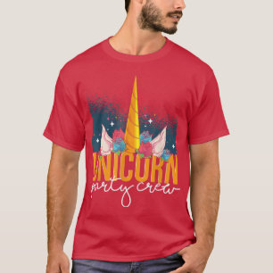 Camiseta Fantasía Magia Animal Unicornio Fiesta Crew Fairyt