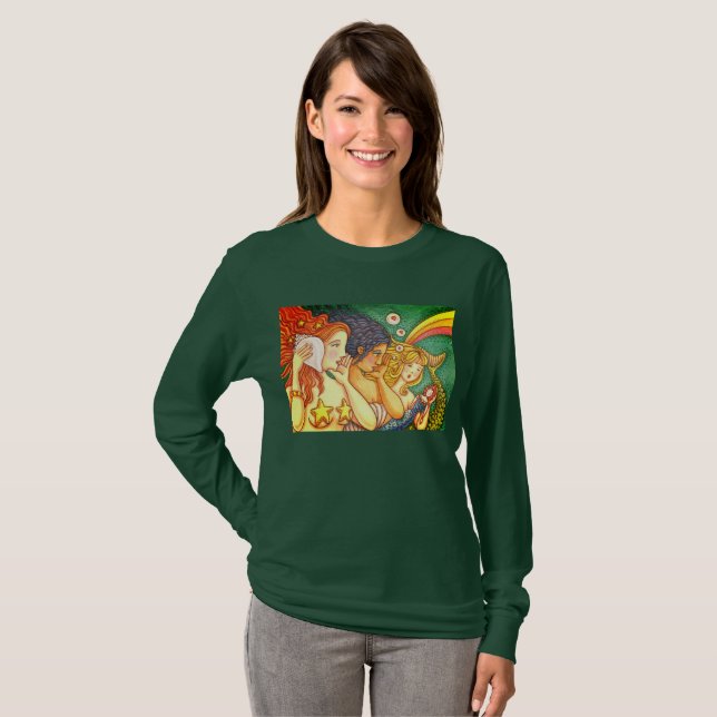 CAMISETA FANTASÍA MERMAID HERMANDAD COMPARTIR WISDOMS SECRE (Anverso completo)