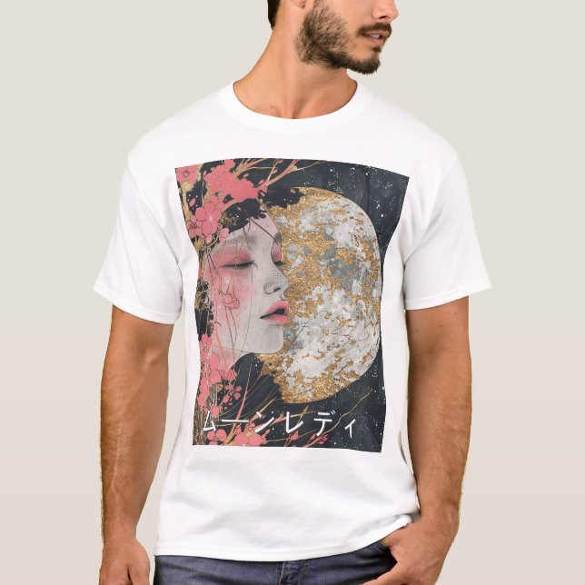 Camiseta Fantasía Moonlady Nao Mūnredi ム・レ デ ィ Personalizad (Anverso)