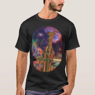 Camiseta Fantasía Mundo Ciencia Ficción Dragón Lucha
