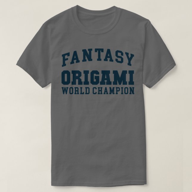 Camiseta Fantasía Origami World Champ (Diseño del anverso)