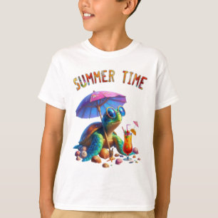 Camiseta Fantasía personalizado de una tortuga relajándose 