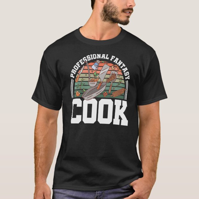 Camiseta Fantasía Profesional Cocinero Maestro Chef Comida  (Anverso)