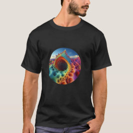 Camiseta Fantasía Psicodélica En Un Planeta Desolado